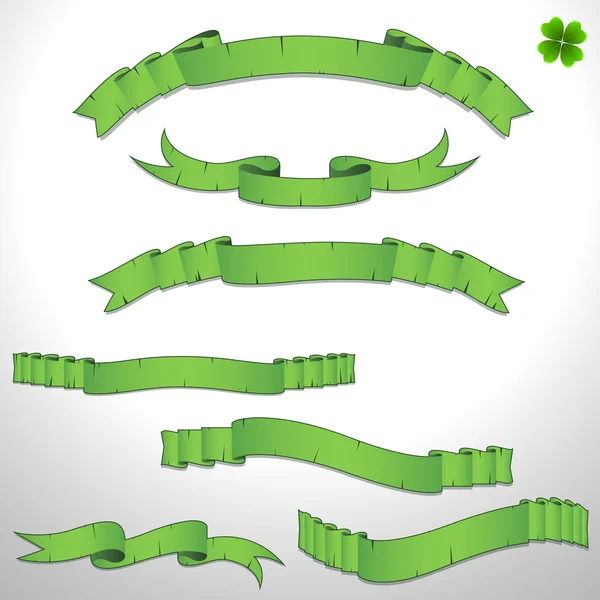 Bannières de la fête de Patrick — Image vectorielle