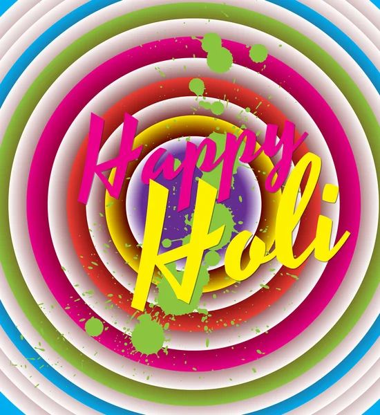 Χαρούμενο holi — Διανυσματικό Αρχείο