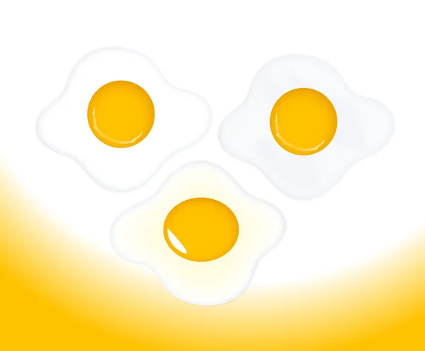 鸡蛋蛋黄矢量背景 — 图库矢量图片