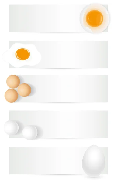 Bannières de Pâques — Image vectorielle
