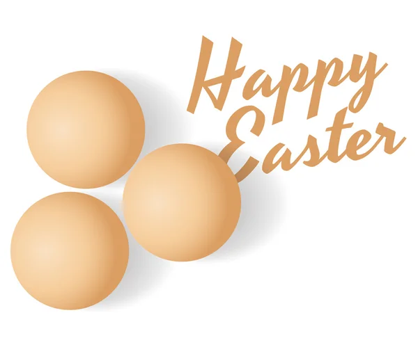 快乐复活节背景与鸡蛋 — 图库矢量图片