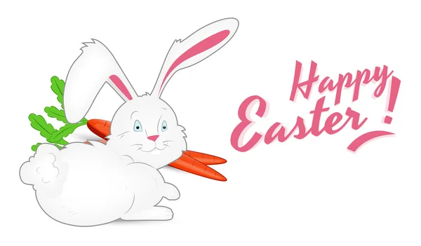 Glad påsk kanin bakgrund — Stock vektor