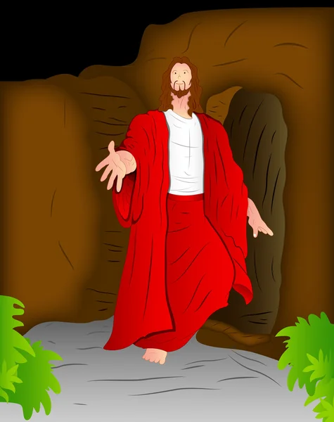 Εικονογράφηση Ιησού Χριστού — Διανυσματικό Αρχείο