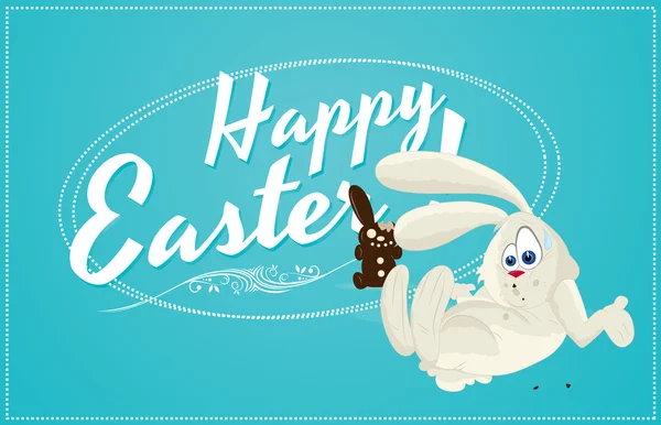 复活节兔子模板 — 图库矢量图片