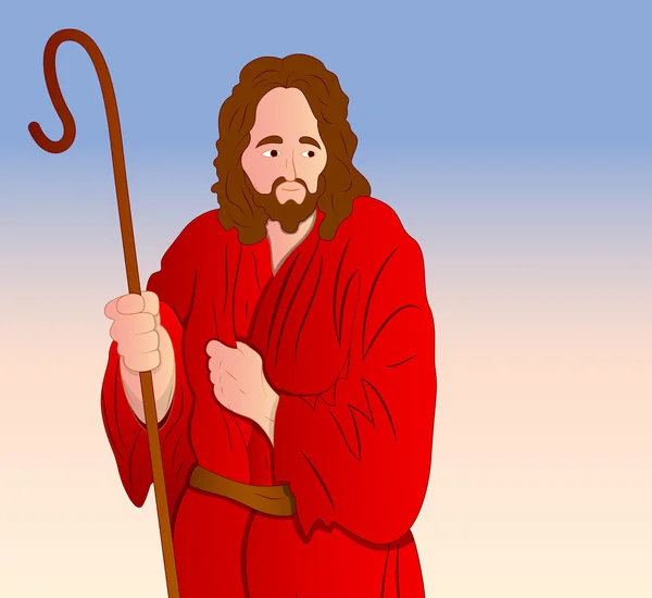 Vector portrét Ježíše Krista — Stockový vektor