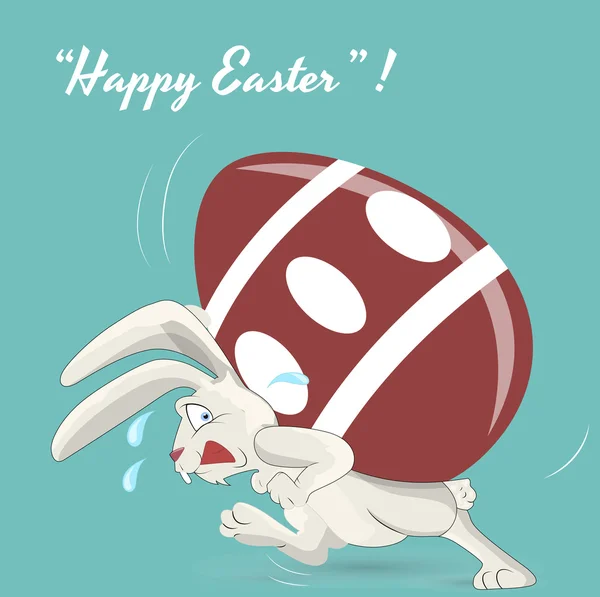 Easter bunny yumurta — Stok Vektör