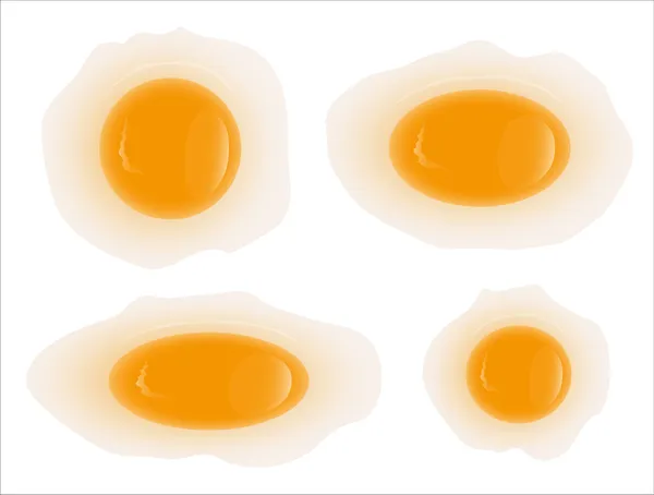 Illustration vectorielle du jaune d'oeuf — Image vectorielle