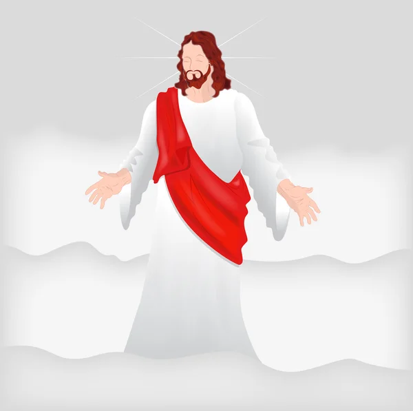 Jezus Christus vector kunst — Stockvector