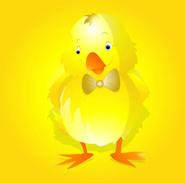 Poulet de Pâques heureux — Image vectorielle