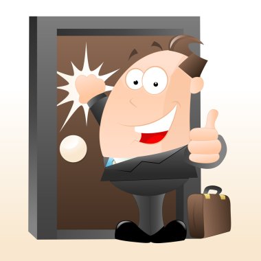 Cartoon Salesman clipart