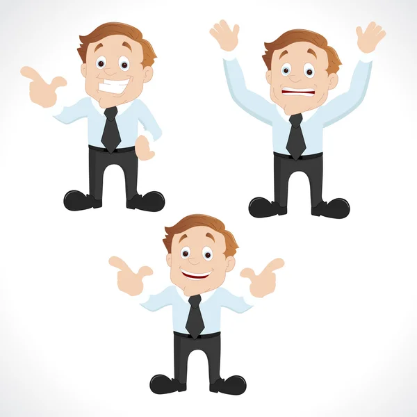Set of Business Characters — Stock Vector
