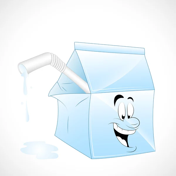 Vector de paquete de leche — Vector de stock