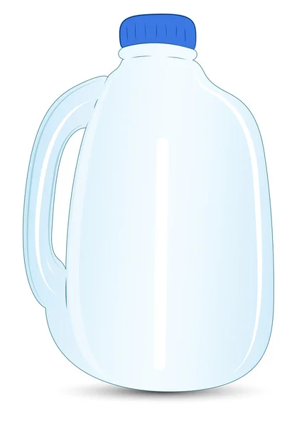 Botella de plástico — Vector de stock