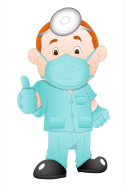 Cartoon Surgeon Doctor clipart