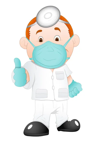 Surgeon Doctor — Stock Vector