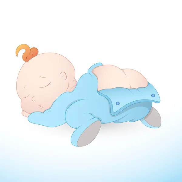 Slapende baby — Stockvector