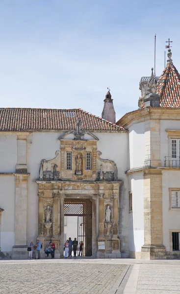 Puerta Porta Ferrea a Velha Universidade —  Fotos de Stock