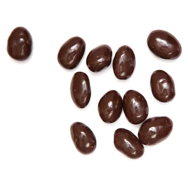 Αμύγδαλα με επικάλυψη σοκολάτας — Φωτογραφία Αρχείου
