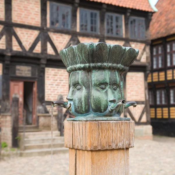 stock image Fountain in Den Gamle By