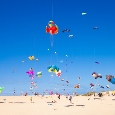 FUERTEVENTURA - NOVEMBER 13: Kite Festival clipart