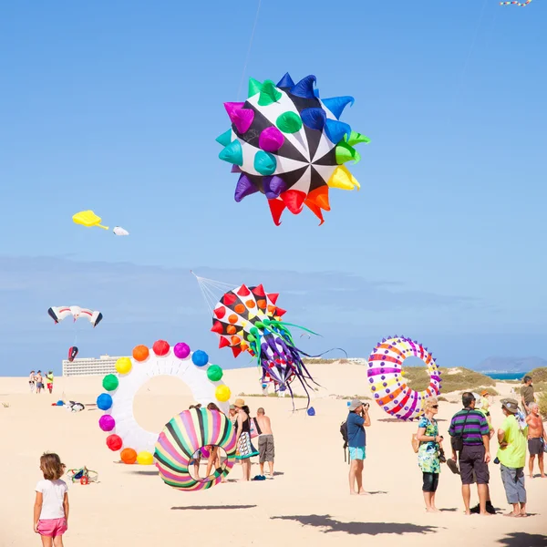 Fuerteventura - November 13-án: Kite Fesztivál — Stock Fotó