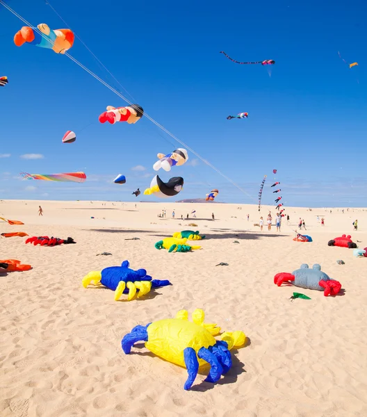 Fuerteventura - 13 listopada: Festiwal latawca — Zdjęcie stockowe