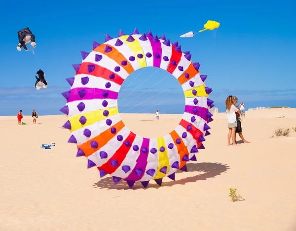Fuerteventura - 13. listopadu: Kite Festival — Stock fotografie
