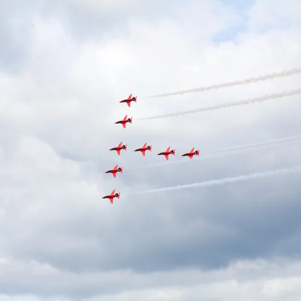 Red arrows — Stock Photo, Image
