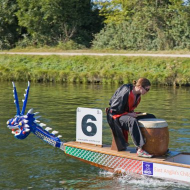 FEN DITTON, CAMBRIDGE, UK - SEPT. 12: dragon boat festival clipart