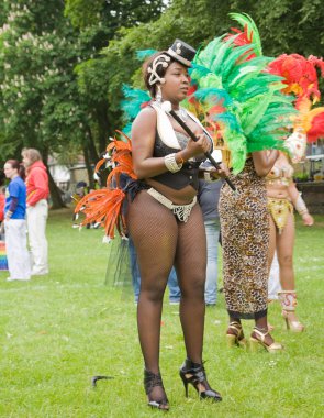 Luton - 31 Mayıs: Samba dansçılar