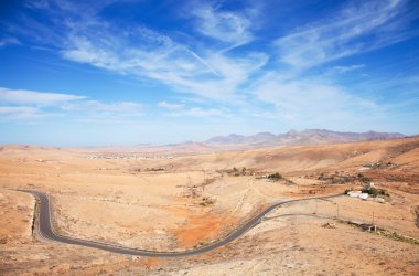 Inland Fuerteventura, Canary Islands, Province of Betancuria clipart