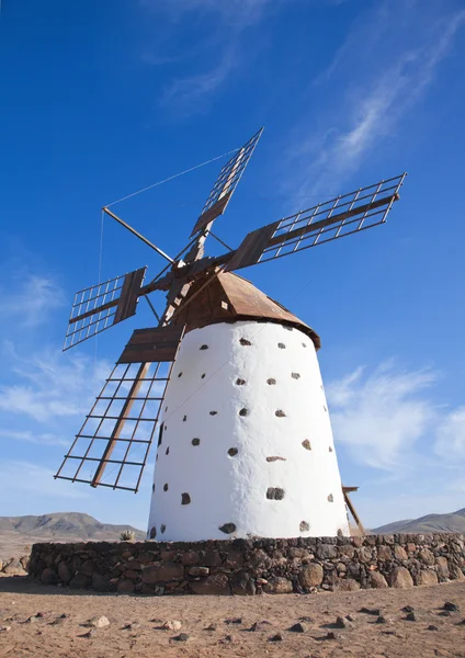 stock image Fuerteventura, Canary Islands, traditional windmill