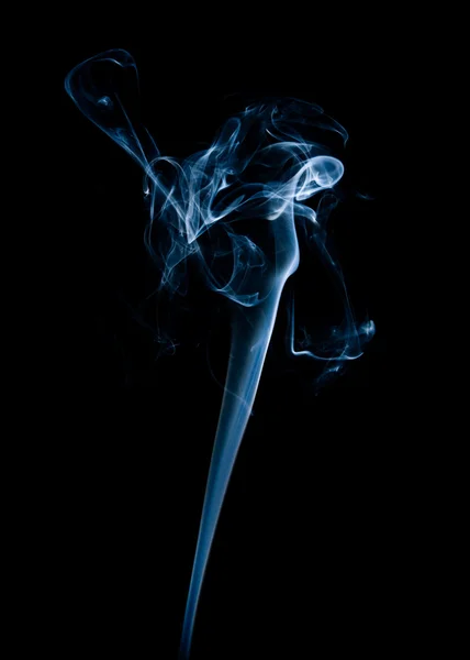 Sapienza di fumo sul nero ; — Foto Stock