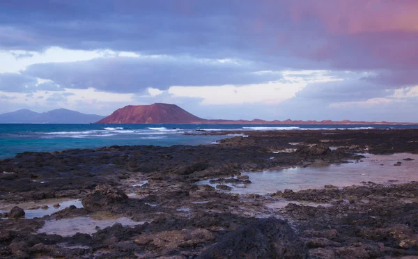Fuerteventura, Kanarische Inseln, Sonnenuntergang — Stockfoto