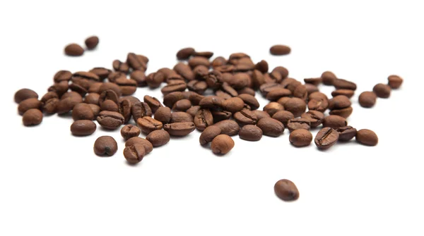 Poignée de grains de café — Photo