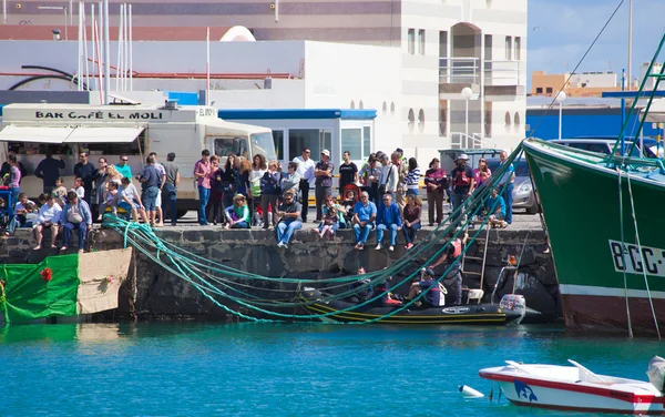 Achipencos, Fuerteventura, 2012, preparations — Stock Photo, Image