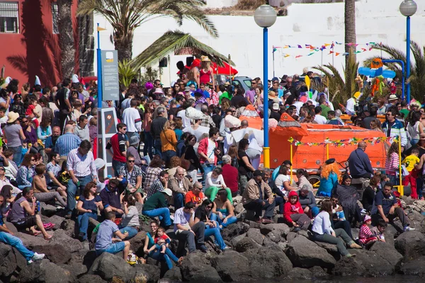 Achipencos, fuerteventura, 2012, přípravy — Stock fotografie