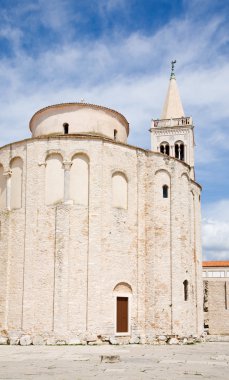 Zadar St. Donatus kilise ve çan kulesi St. Anastacia Katedrali; Hırvatistan