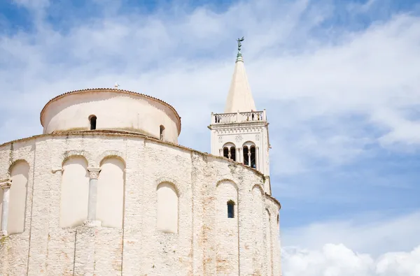 St. Donatus church and bell tower of St. Anastacia cathedral in Zadar; Croatia — Stock Photo, Image