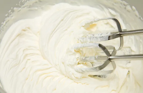 Freshly whipped cream background — Stock Photo, Image