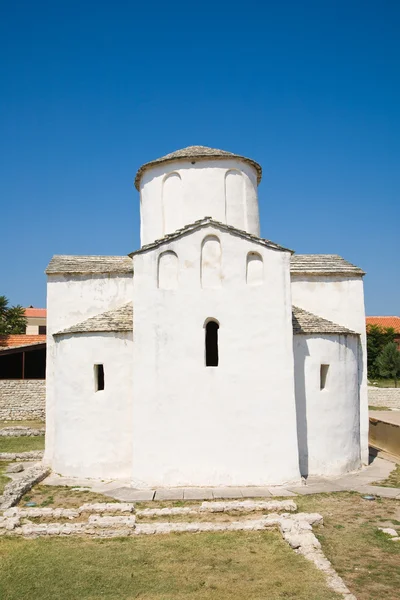 stock image Croatia; Zadar county; Dalmatia; Nin town - Church of Saint Cross; (Crkva svetog Kriza)
