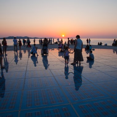 Güneş, zadar, Hırvatistan için tebrik