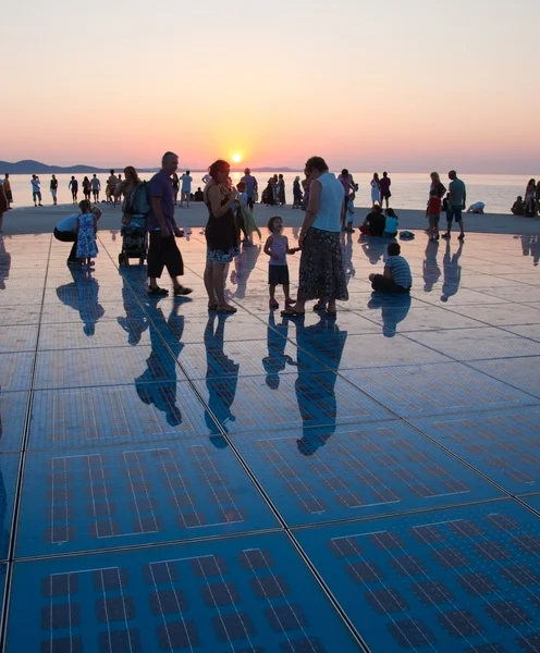 Salutation au soleil, Zadar, Croatie — Photo