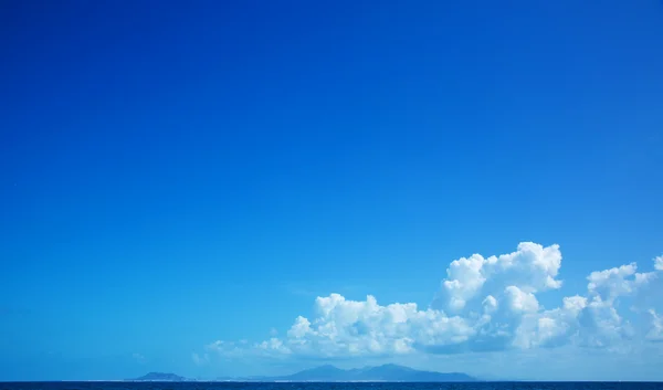 Insel lanzarote, von der nördlichen spitze von fuertevent aus gesehen — Stockfoto