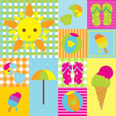 Summer design clipart