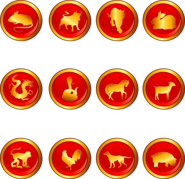 Kínai asztrológia — Stock Vector