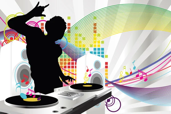 DJ μουσικής — Διανυσματικό Αρχείο