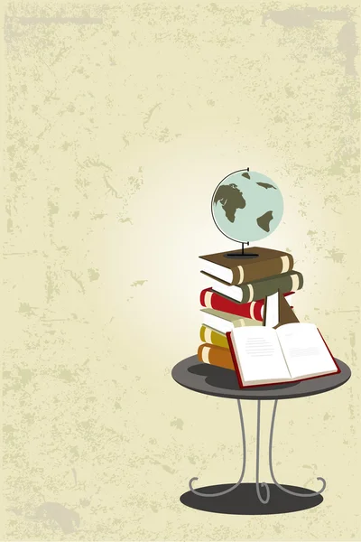 Vzdělání knihy — Stockový vektor