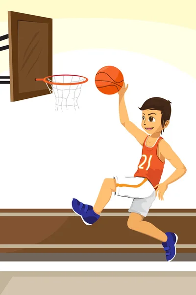 Basketball player — Stock Vector