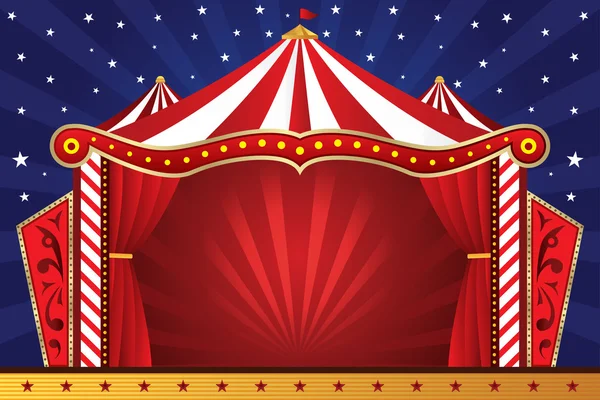 Achtergrond van het circus — Stockvector